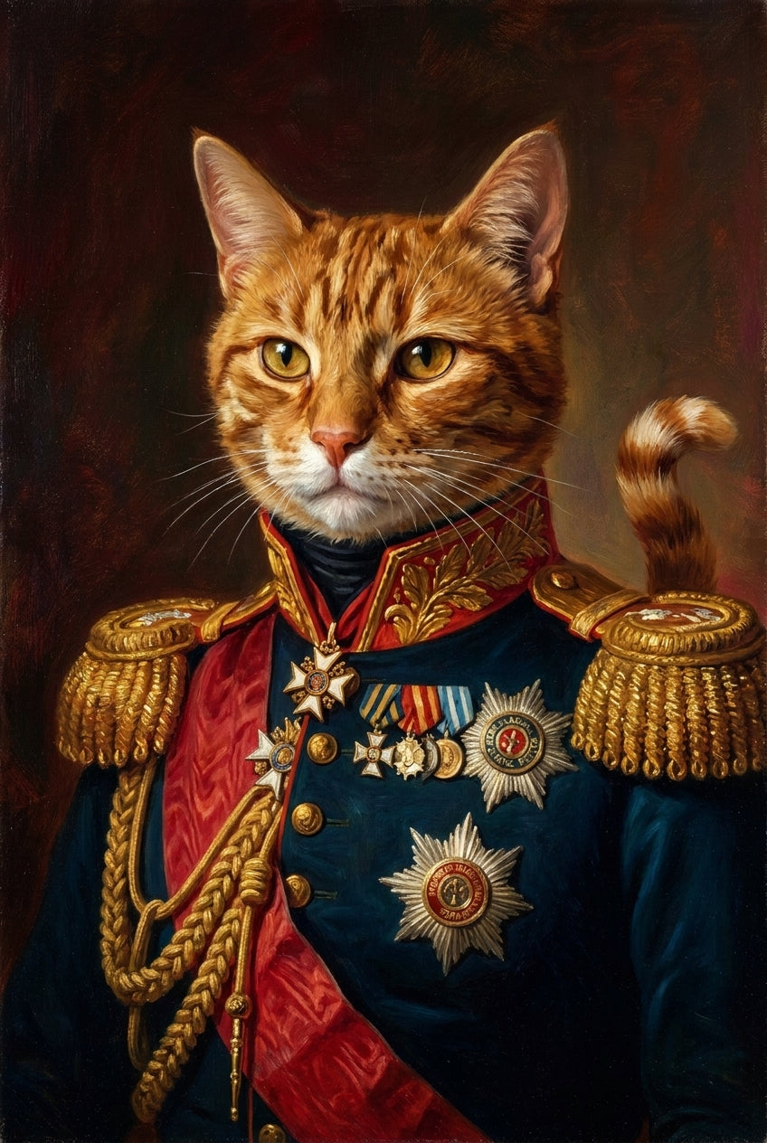 Custom Pet Portrait — Framed